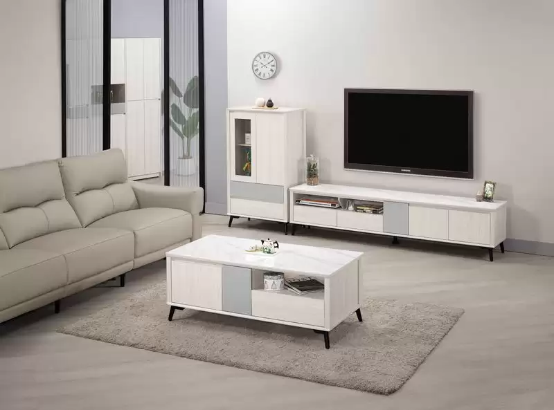 喬倫斯6.6尺岩板長櫃