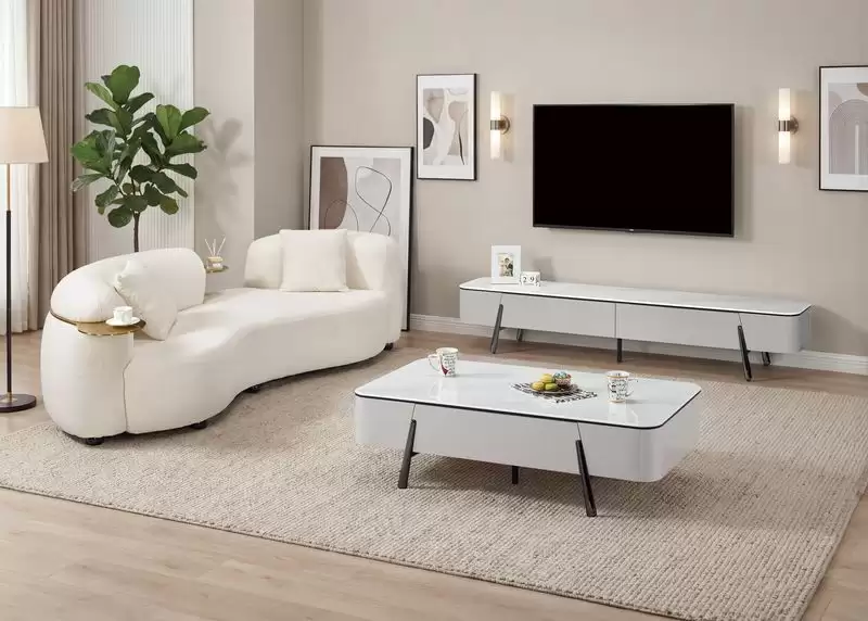 雷格諾6.6尺長櫃(科技石)