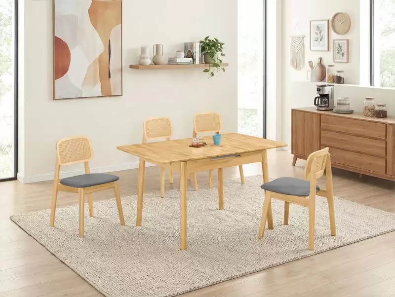 愛德華4.3尺伸縮拉合餐桌