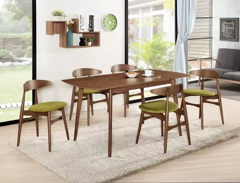 羅恩5尺伸縮蝴蝶餐桌