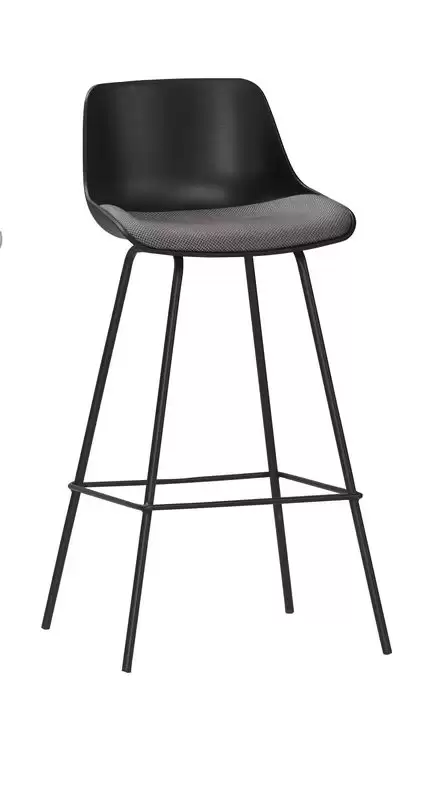 洛克吧椅(高)(黑色)