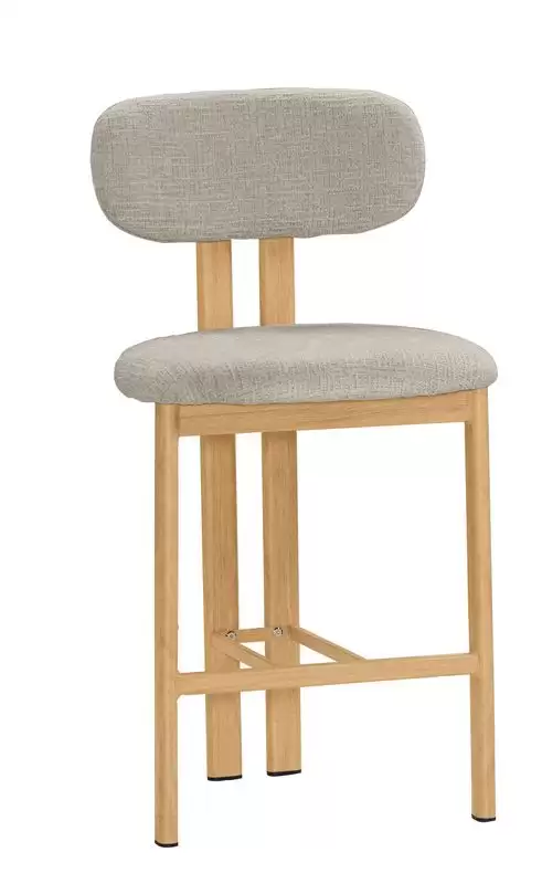 布洛林吧椅(中)(米色布)