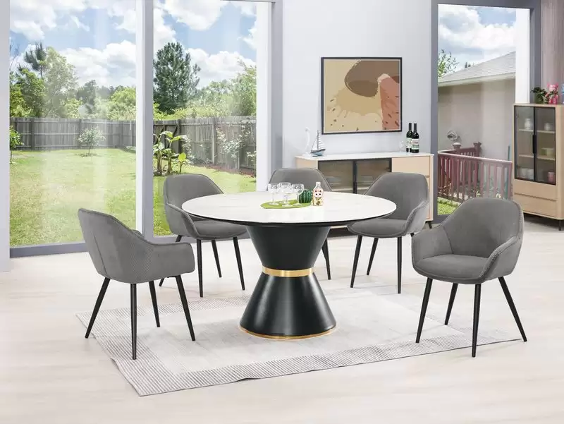 古德溫岩板4尺圓桌