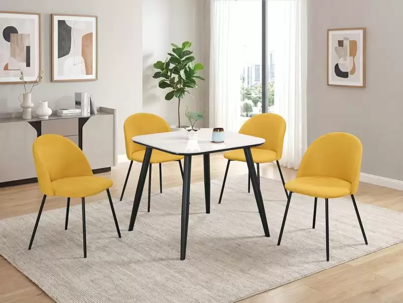 艾爾曼2.7尺岩板正方餐桌