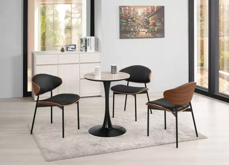 希曼岩板休閒圓桌