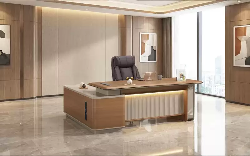 路易士6.6尺L型辦公桌