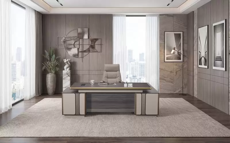 阿爾達9.2尺L型辦公桌