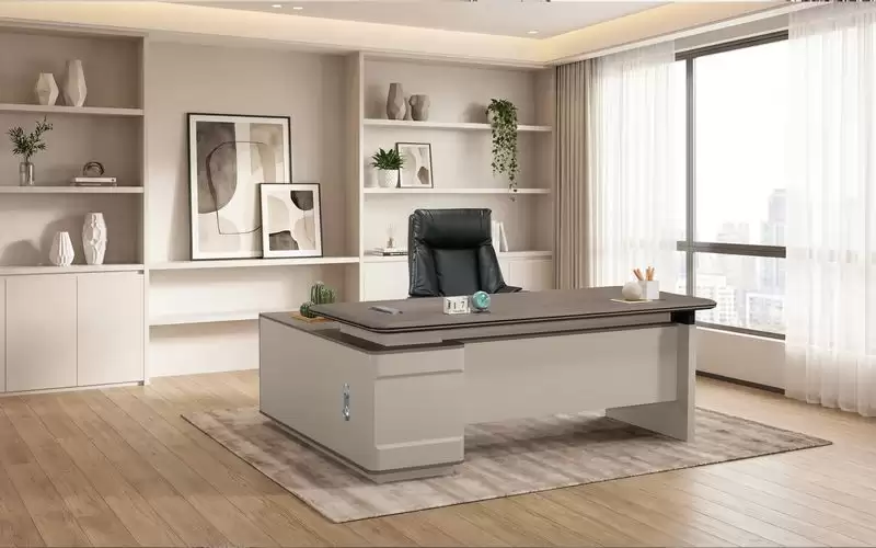 艾曼達6.6尺L型辦公桌