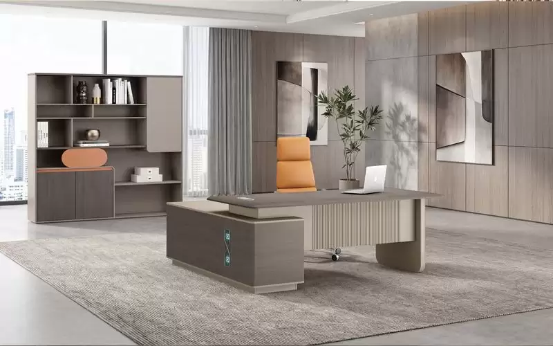 史丹尼6尺L型辦公桌