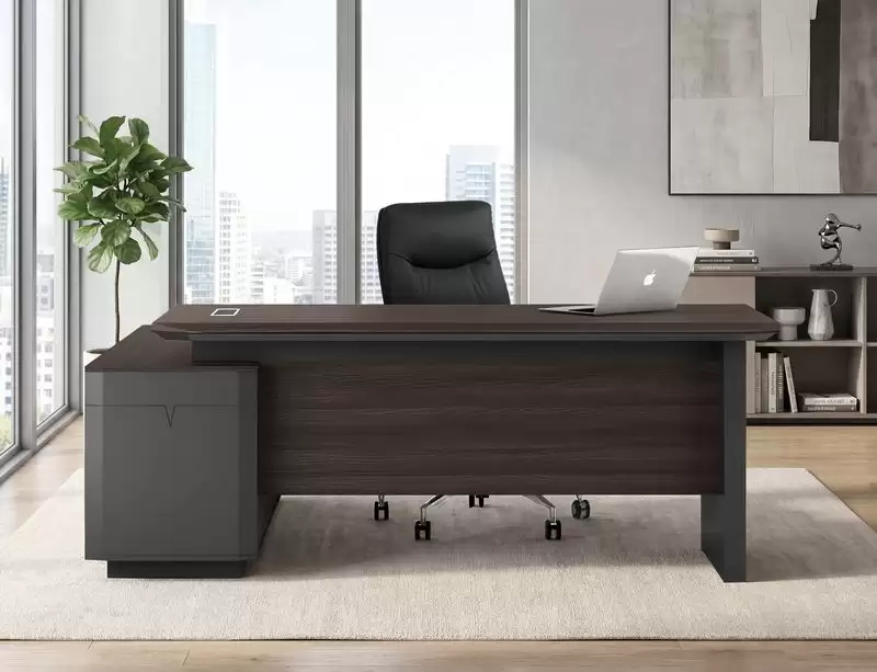 何爾德6尺L型辦公桌