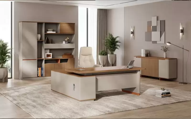 伊德娜6尺L型辦公桌