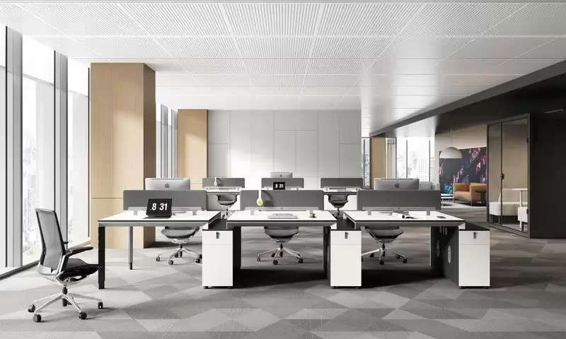 哈里六人辦公桌