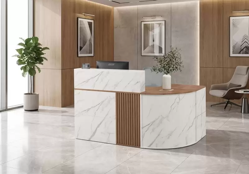 娜迪亞4.9尺圓弧組合櫃台