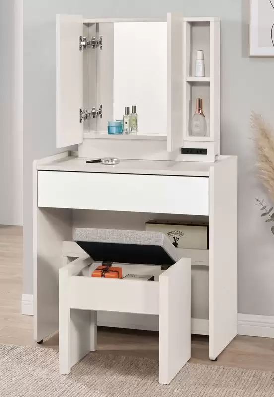 佩洛斯2.5尺化妝台含椅