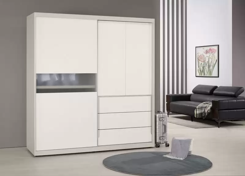 娜迪亞6尺拉門衣櫃